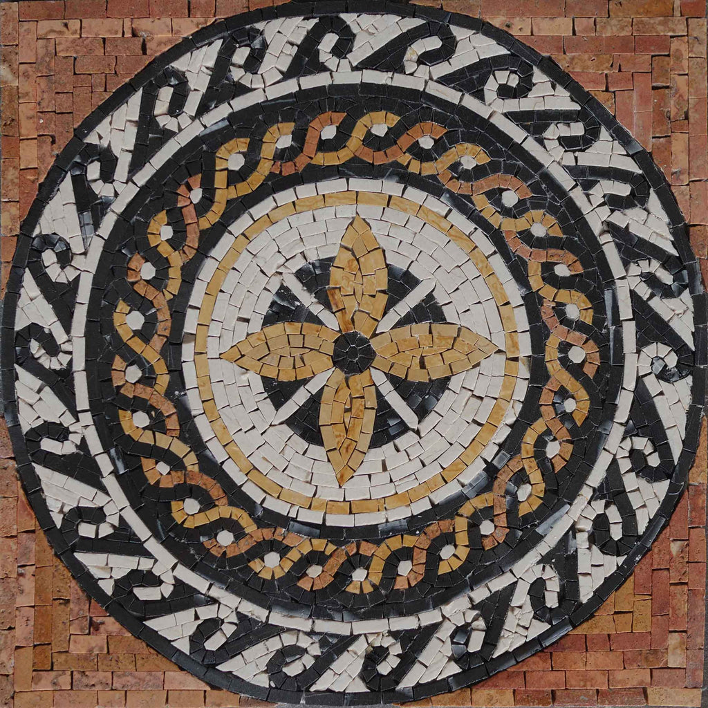 Patras - Arte Geométrica em Azulejo de Mosaico