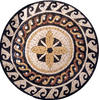 Opere d'arte di piastrelle decorative - Mosaico di Mykonos