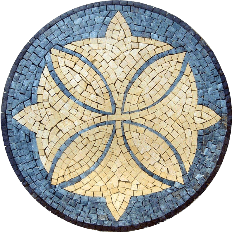 Mosaico Decorativo de Flores - Bouquet Royale
