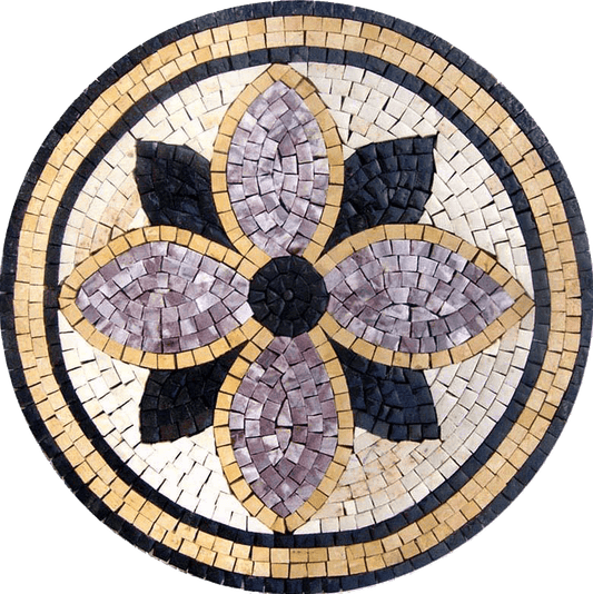 Mosaic Medallion - Purple Con