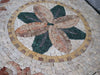 Mosaico de flores de arte de lótus