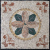 Mosaico de flores de arte de loto