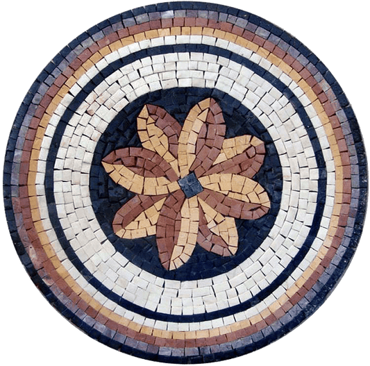Mandala Flower Icon Mosaic