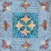 Acento de mosaico azul