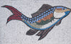 Colorful Fish Mosaic - Mosaic Wall Art