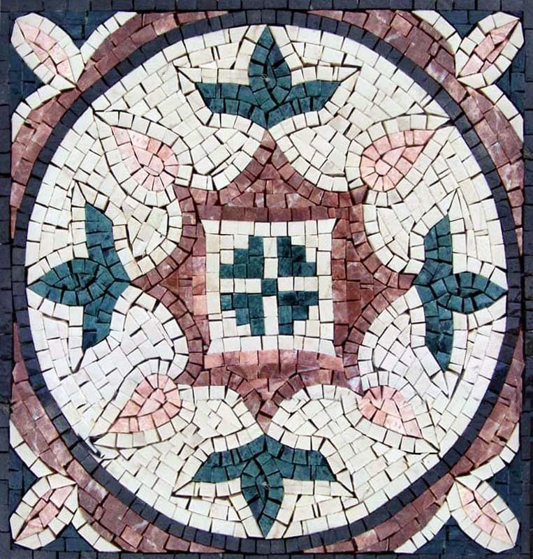 Medalhão Mosaico - Acaia