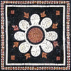 Mosaico de flores greco-romano