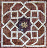 Acento de mosaico de flores - Flor silvestre