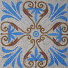 Patrón de mosaico de mosaico - Flor espiritual