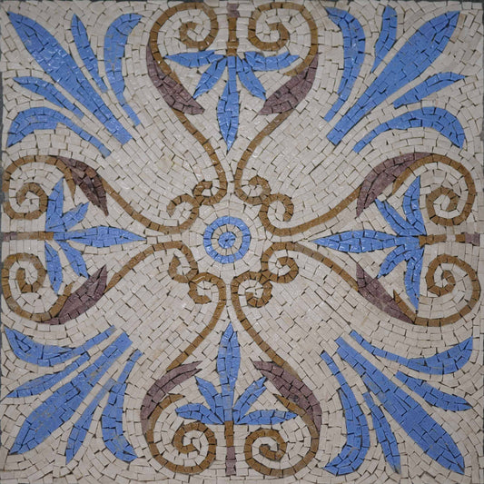Mosaic Tile Pattern- Spiritual Flower