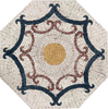 Mosaïque octogonale en marbre - Yumn