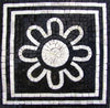 O Mosaico Zentangle Preto e Branco