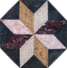 Medallón de Piso Octágono - Mosaico Auseklis