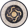Mosaic Medallion - Roman Guilloche