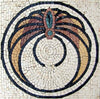 Arte em mosaico - borboleta geométrica