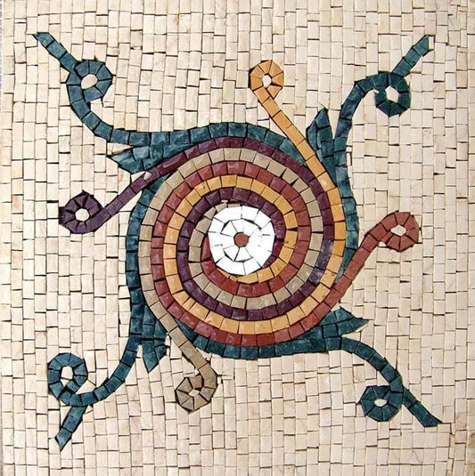 Colorful Marble Wall Art - Pinwheel