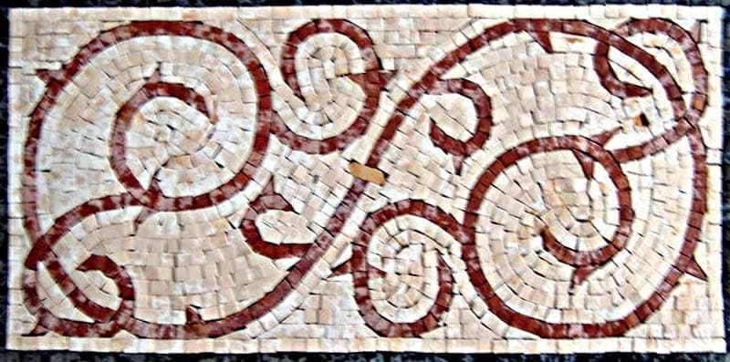 Diseño de mosaico de espinas