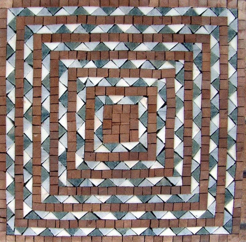 Panel de arte de mosaico moderno - Alpha