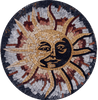 Shams II - Obra de arte del mosaico del sol