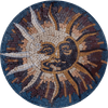 Shams - Obra de arte del mosaico del sol