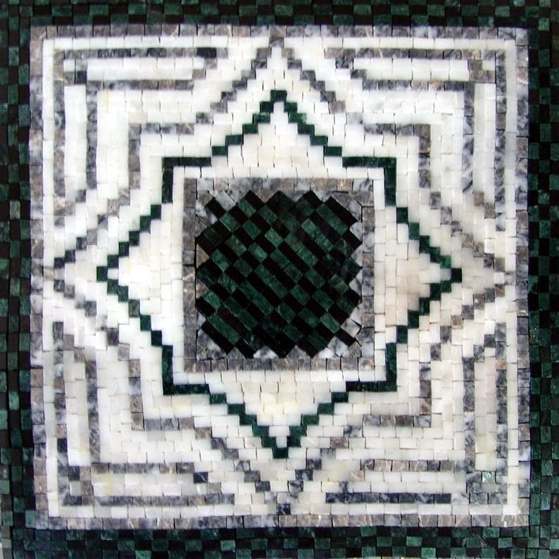 Quadrado Mosaico Decorativo - Estella