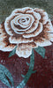 Arte de pared de mosaico - Rosa de amor
