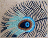 Peacock Feather Mosaic Artwork
