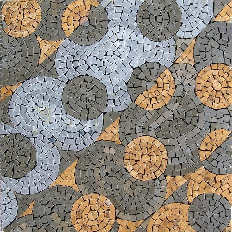 Azulejo de arte de parede de mosaico moderno - Sumba