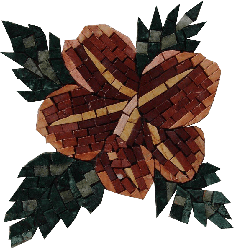 Azulejos de mosaico floral - Dark Lille