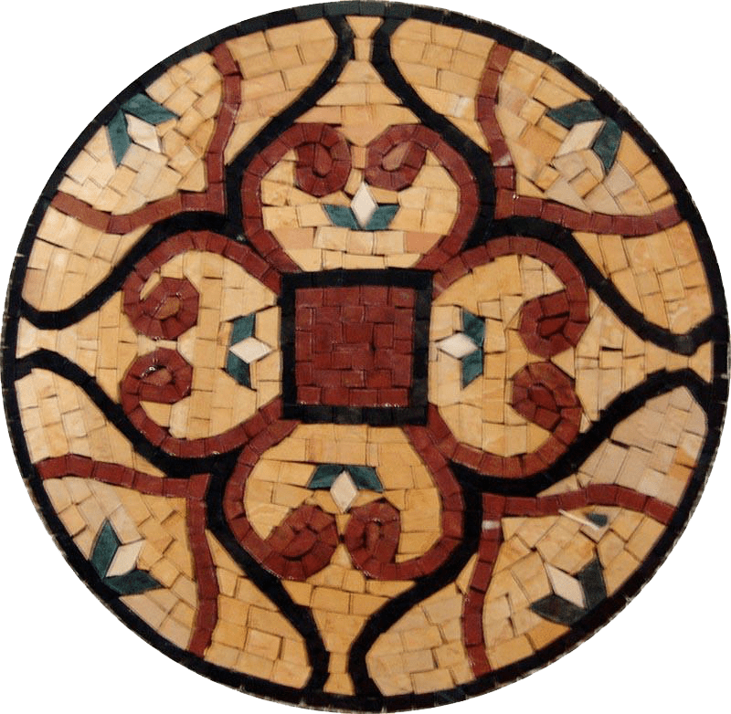 Medaglione Mosaico - Passata Di Pomodoro
