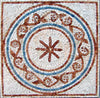 Carreau de mosaïque en pierre géométrique - Ceira