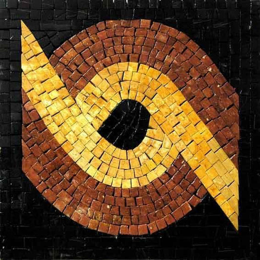 Earth Tone Colors Mosaic Accent