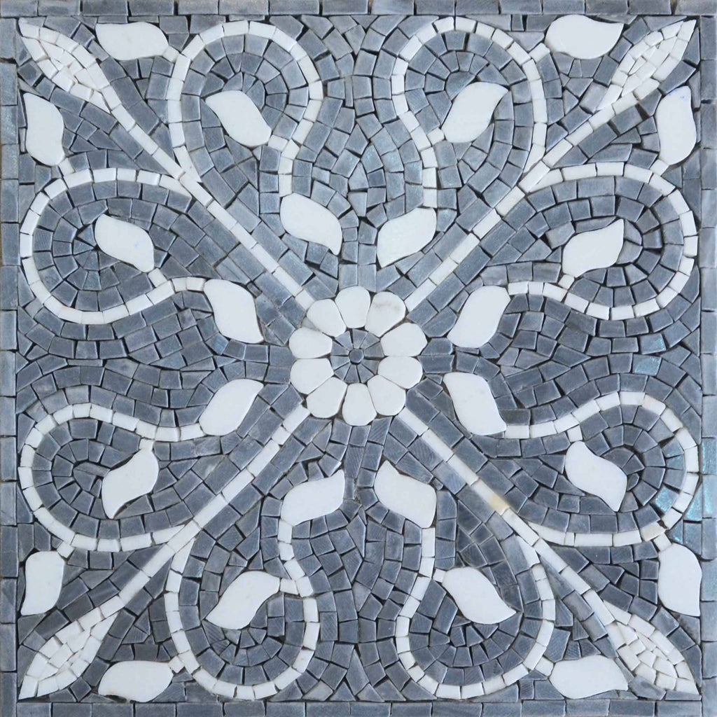 Azulejo de mosaico floral - Ladonna