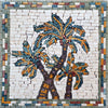 Desenhos de mosaico - Palmeira do Deserto