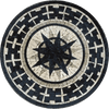 Vega - Medallón Mosaico Brújula Celestial