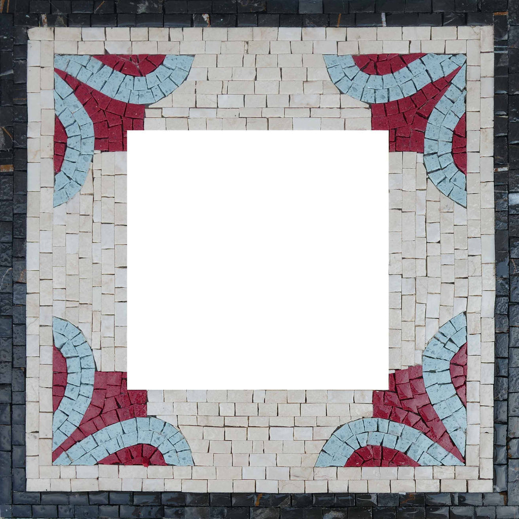 Mosaico artigianale in stile romano