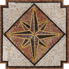 Compass Mosaic Design - Mosaic Art