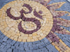 Arte del mosaico con numeri celesti
