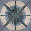 Thala - Kompass-Mosaik-Design | Mozaico