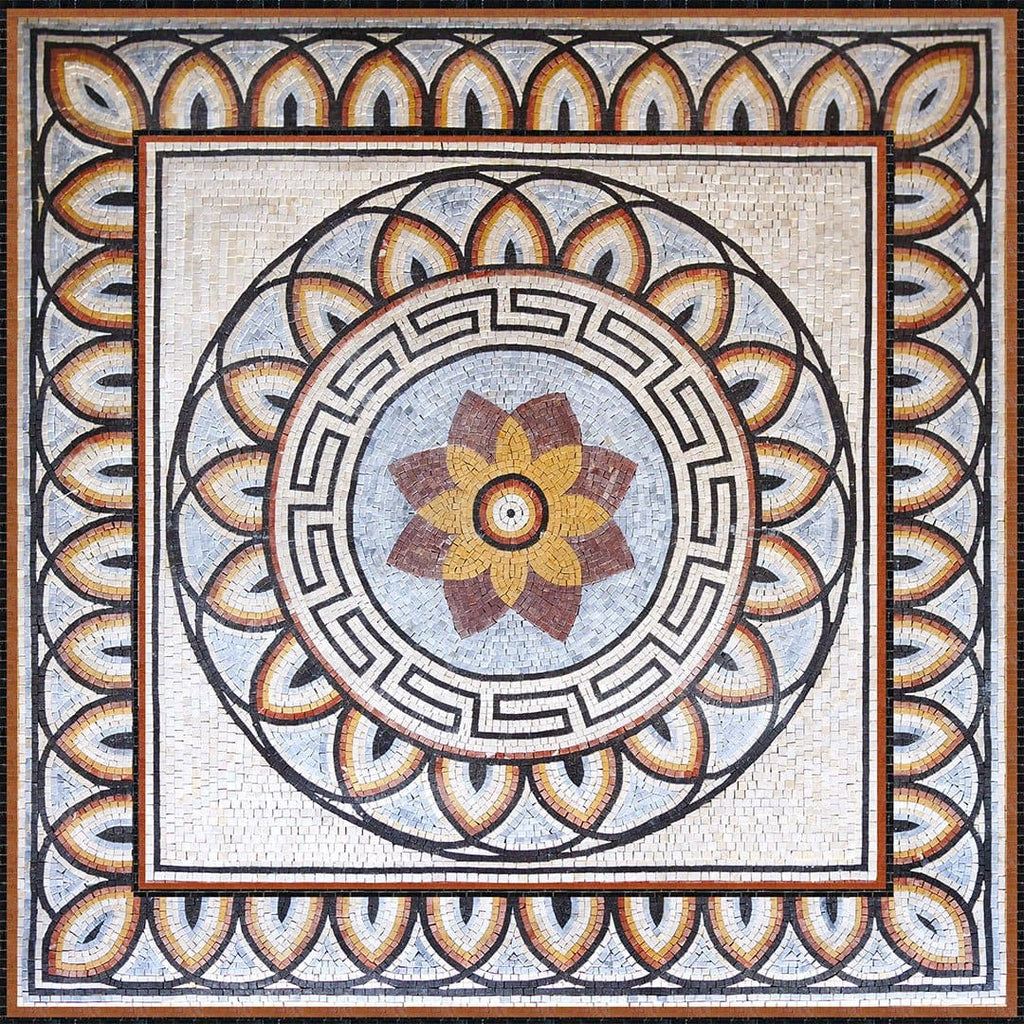 Griechisch-römisches Blumenmosaik - Aquila