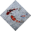 Mosaik zum Verkauf - Drache Koi Fisch