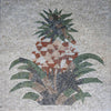 Helle Ananas - Mosaik-Frucht-Kunst | Essen und Trinken | Mozaico