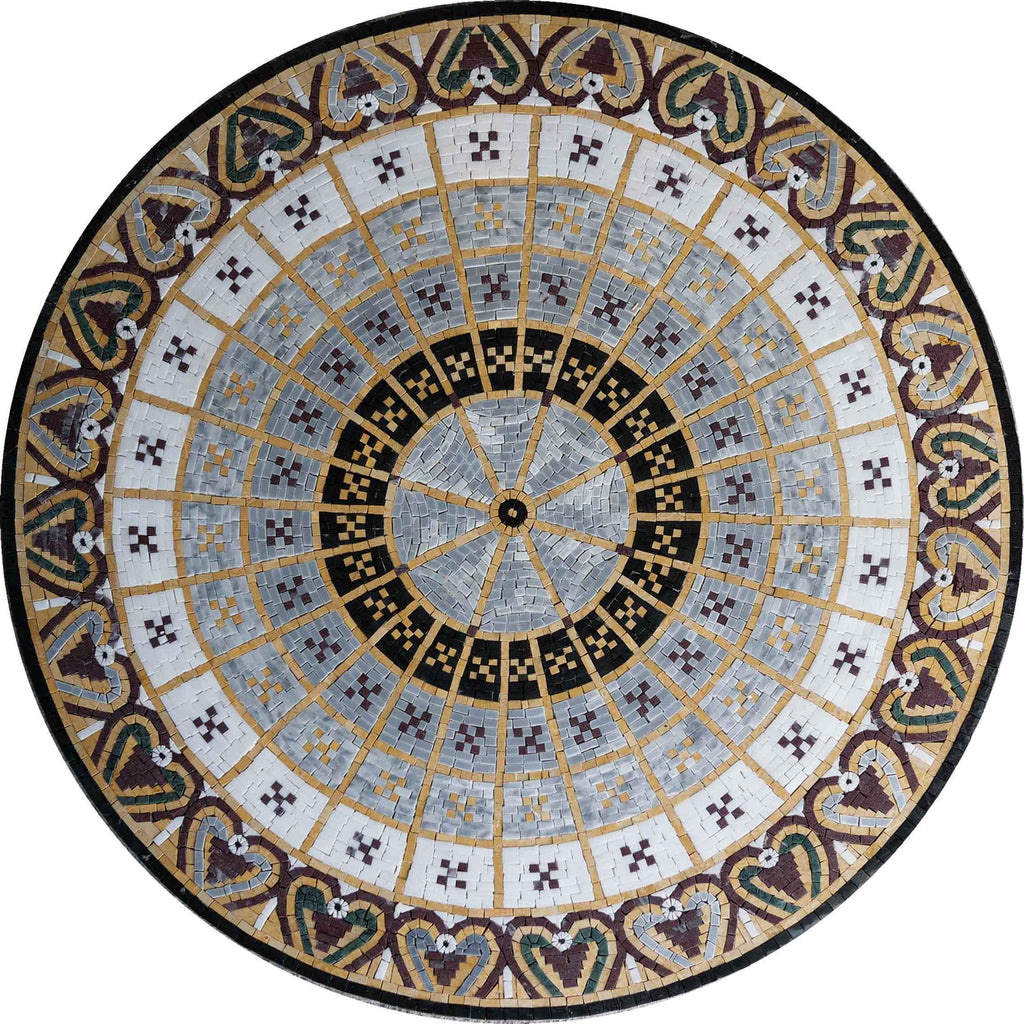 Marmormedaillon-Mosaik - Antiochia