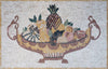 Orient Tureen - Fruit Mosaic Kitchen Backsplash | Food and Drink | Mozaico