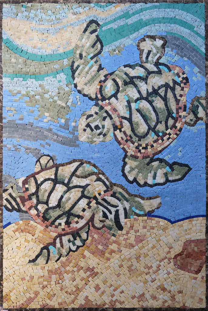 Sea Turtles Mosaic