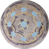 Фиолетовый медальон из мозаичной плитки - Алесса