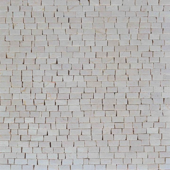 Mosaik Marmorplatte - Crema Marfil