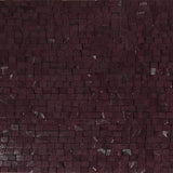Foglio di mosaico al quarzo-rosa ciliegia