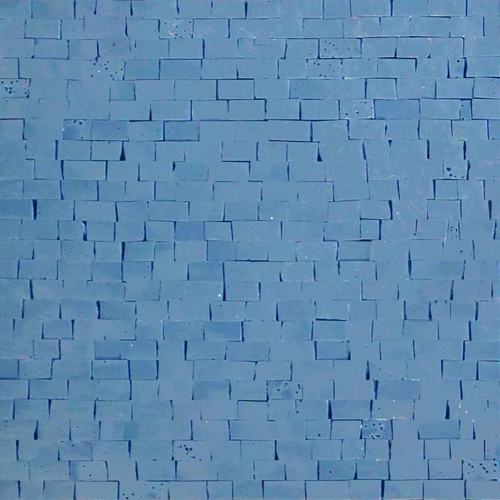 Folha de mosaico de quartzo - Azul Aqua