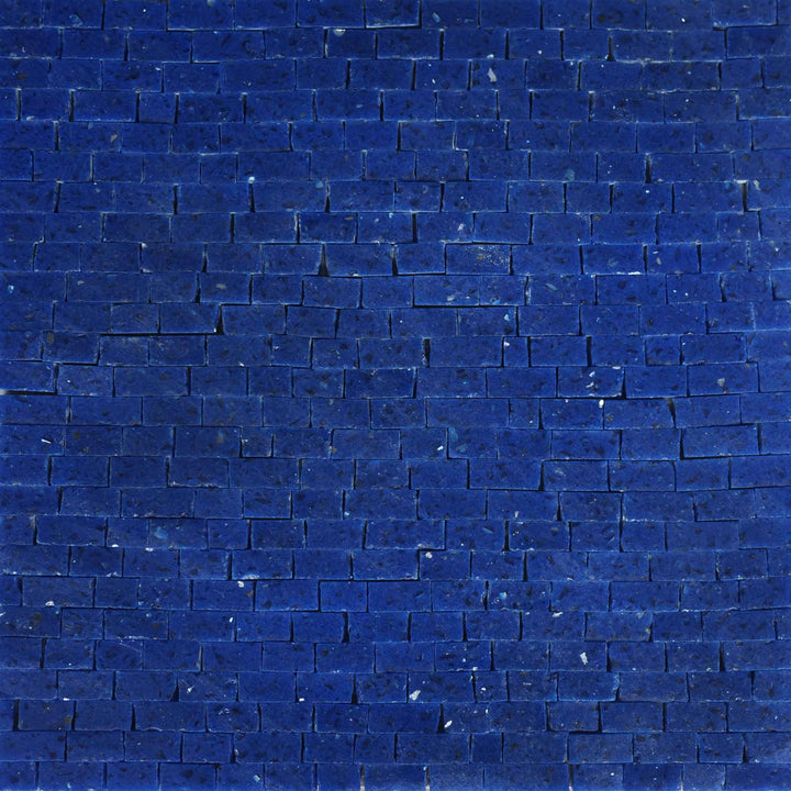 Mosaik-Quarz-Blatt - blaue Fliesen